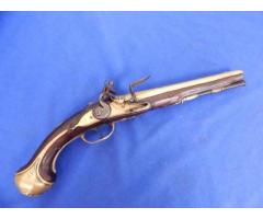1700s-20s Irish Brass Mounted Flintlock Pistol