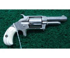 ANTIQUE FACTORY ENGRAVED WHITNEYVILLE ARMORY REVOLVER