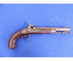 1843 Civil War 54 Cal Altered Percussion Conversion Single Shot Pistol