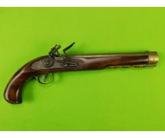 Vintage Replica of Antique Flintlock Pistol Handgun