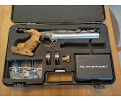 Feinwerkbau P8X match pistol incl. shooting glasses .177
