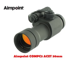 Aimpoint COMPC3 ACET 30mm 2 MOA Black Red Dot Sight