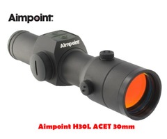 Aimpoint H30L ACET 30mm 2 MOA Black Red Dot Sight