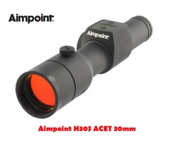 Aimpoint H30S ACET 30mm 2 MOA Black Red Dot Sight