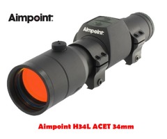 Aimpoint H34L ACET 30mm 2 MOA Black Red Dot Sight