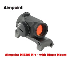 Aimpoint MICRO H-1 2 MOA Black Red Dot Sight with Blaser Mount