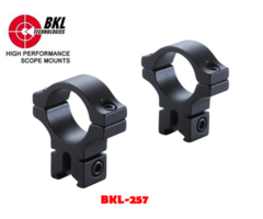 BKL-257 1 inch 2 Piece Single Strap medium Mount