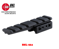 BKL-554 2 Piece 4 inch Long Dovetail to Weaver / Picatinny Cantilever with 1-5/8″ Adapter Mount