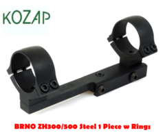 BRNO ZH300 / 500 1 piece Rifle Base with Scope Rings