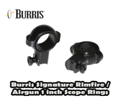 Burris .22 Signature Rimfire / Airgun 1 inch Scope Rings