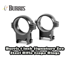 Burris 1 inch Signature Zee Weaver Scope Rings