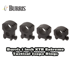 Burris 1 inch XTR Xtreme Tactical Scope Rings