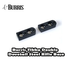 Burris Tikka Double Dovetail Steel Rifle Base