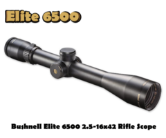 Bushnell Elite 6500 2.5-16×42 Rifle Scope