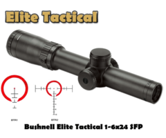 Bushnell Elite Tactical 1-6×24 FFP Rifle Scope