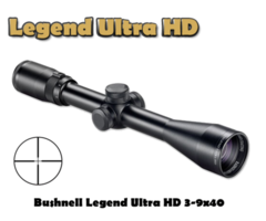Bushnell Legend Ultra HD 3-9×40 Multi X Rifle Scope