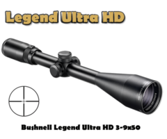 Bushnell Legend Ultra HD 3-9×50 Multi X Rifle Scope